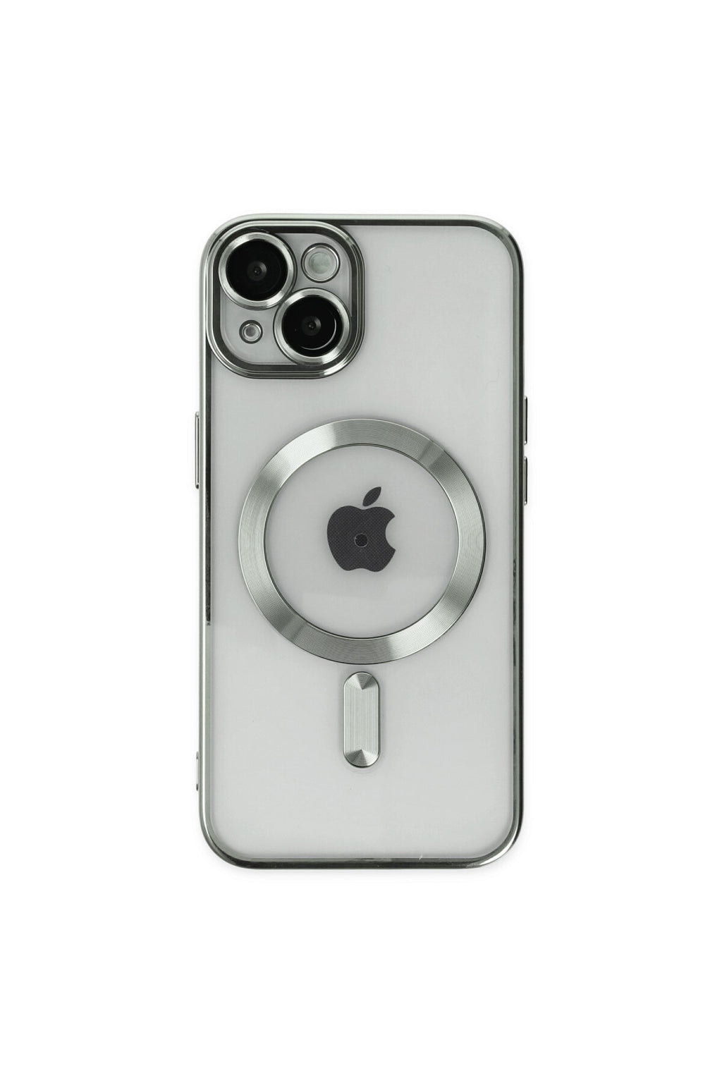 Apple iPhone 14 Uyumlu Kılıf Kross Magneticsafe Kapak - Gümüş