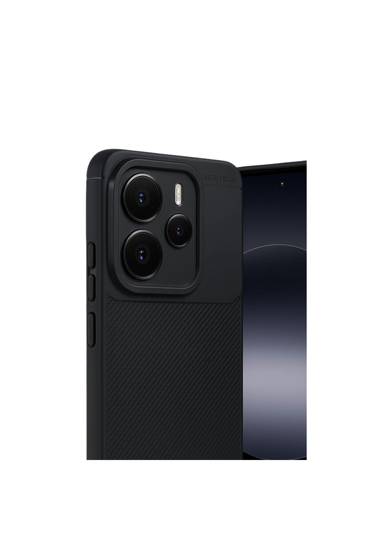 Xiaomi Note 14 5G Auto Focus Karbon Kapak - Siyah