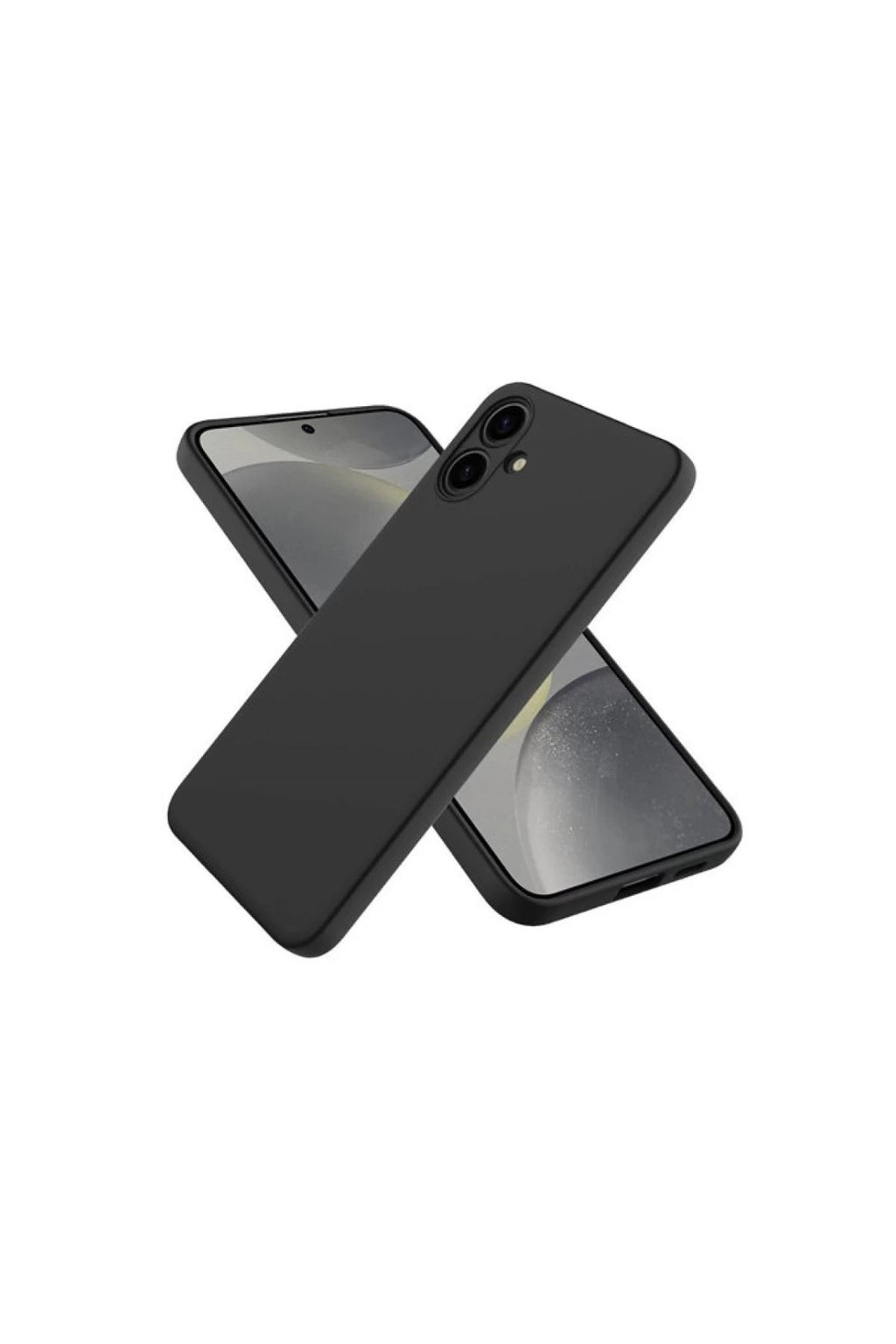 Samsung Galaxy A06 Uyumlu Kılıf First Silikon - Siyah