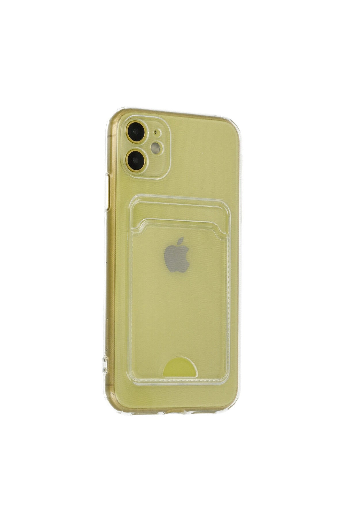 Apple iPhone 11 Uyumlu Kılıf Kart Şeffaf Silikon - Şeffaf