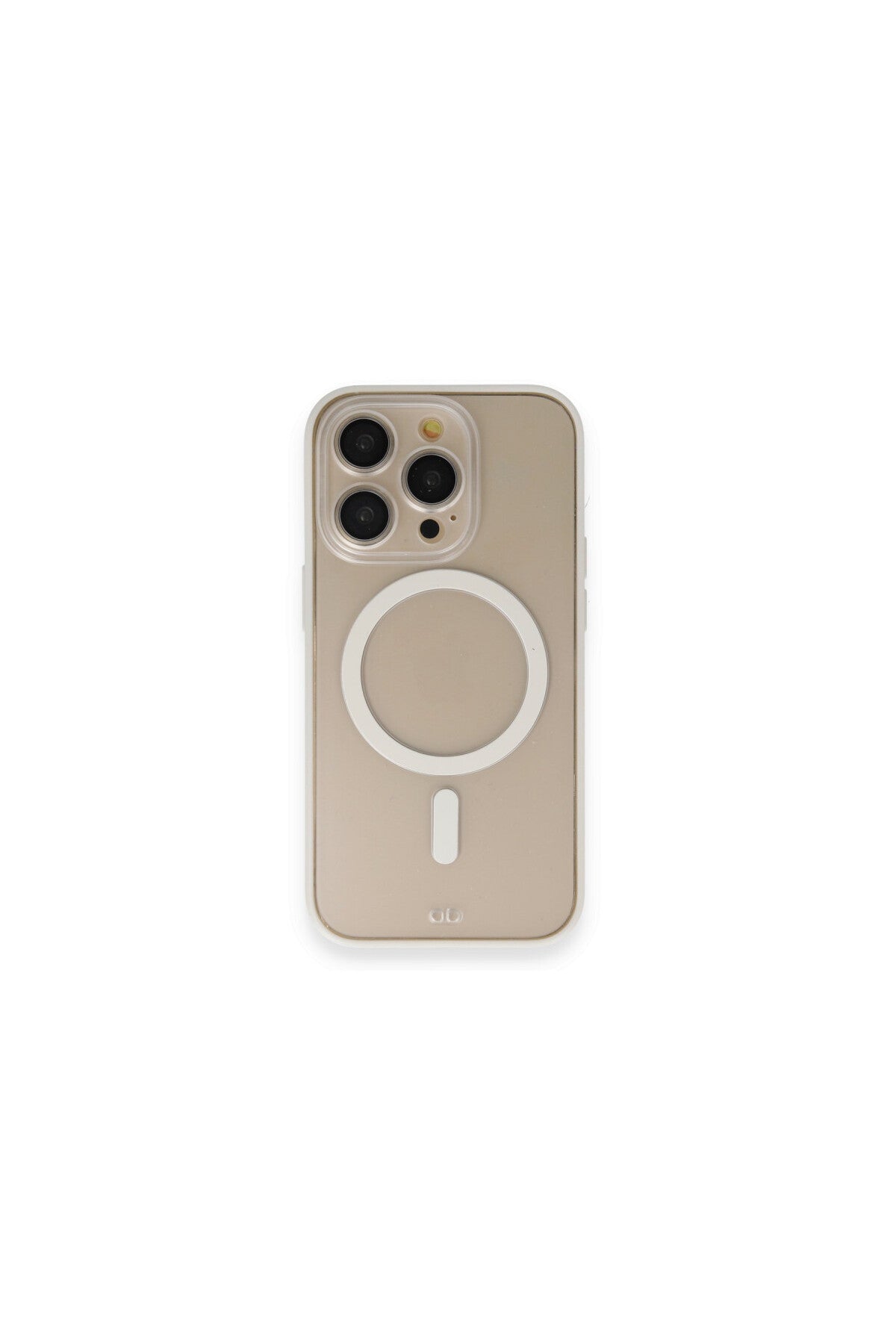 Apple iPhone 14 Pro Uyumlu Kılıf Grand Magneticsafe Kapak - Beyaz