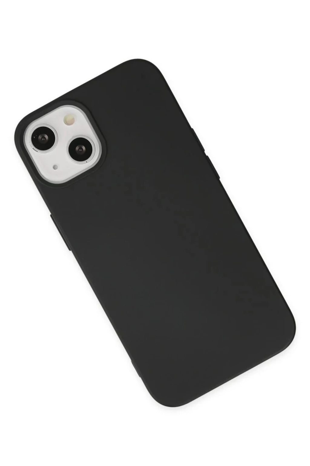 Apple iPhone 14 Plus Uyumlu Kılıf Nano içi Kadife Silikon - Siyah
