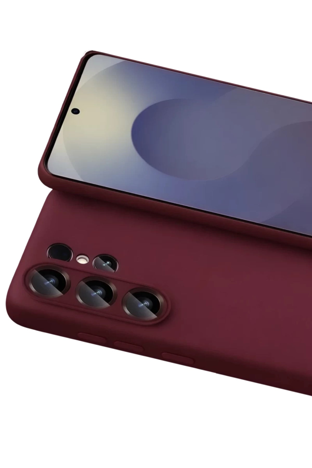 Samsung Galaxy S26 Ultra Uyumlu First Silikon - Bordo