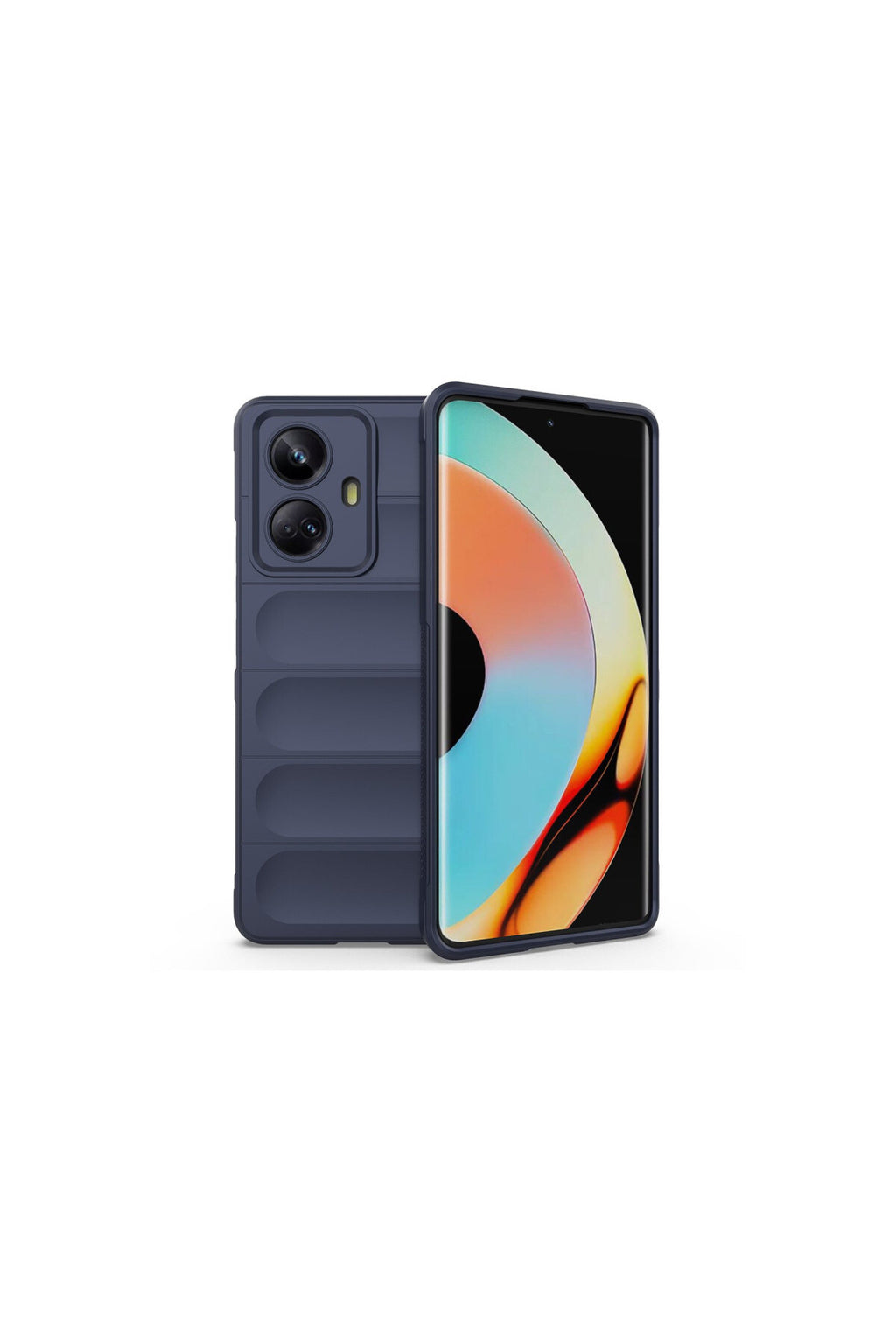 Realme 10 Pro 5G Uyumlu Kılıf Optimum Silikon - Lacivert