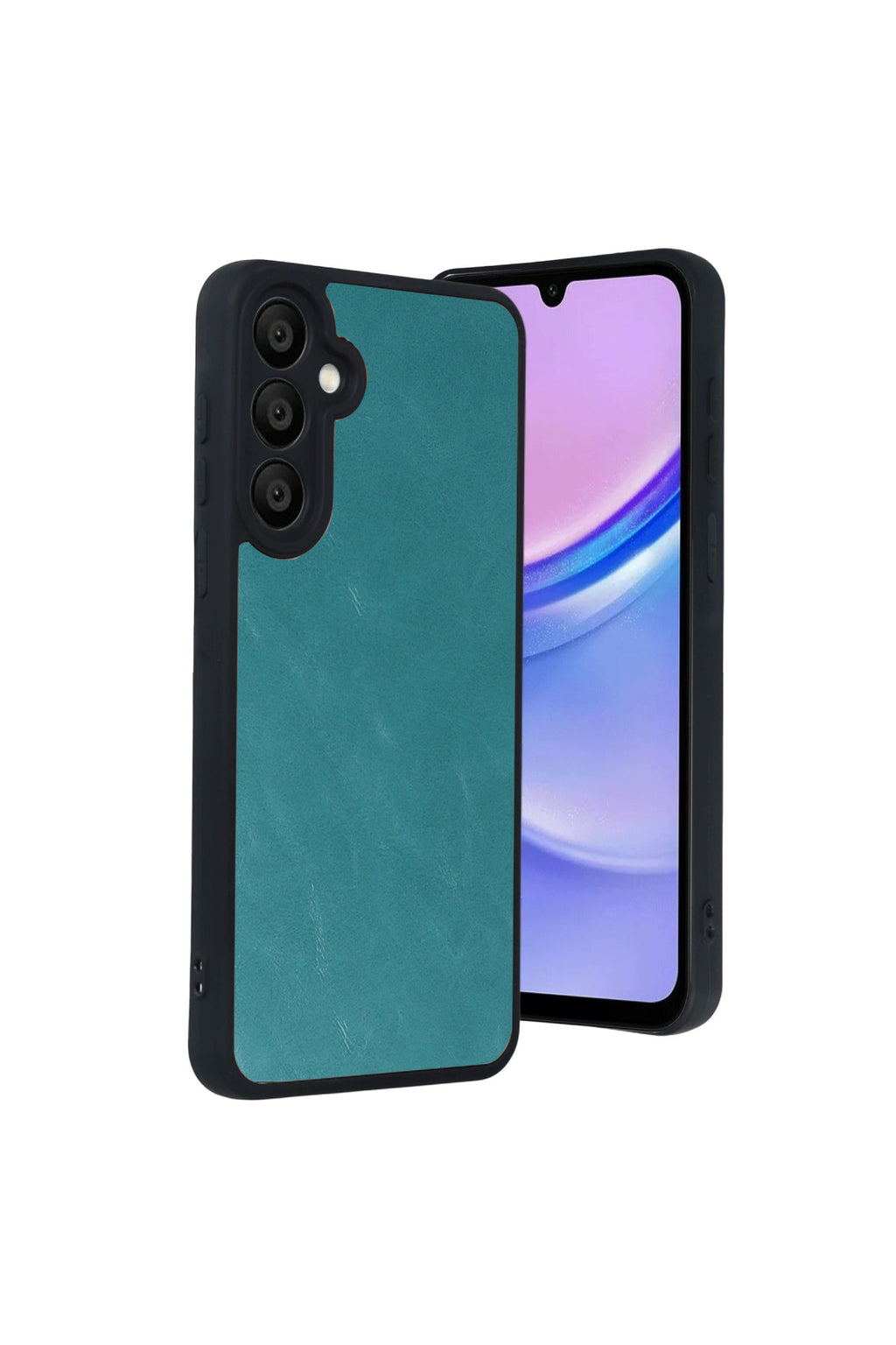 Samsung Galaxy A57 5G Uyumlu Aras Deri Kapak - Açık Yeşil