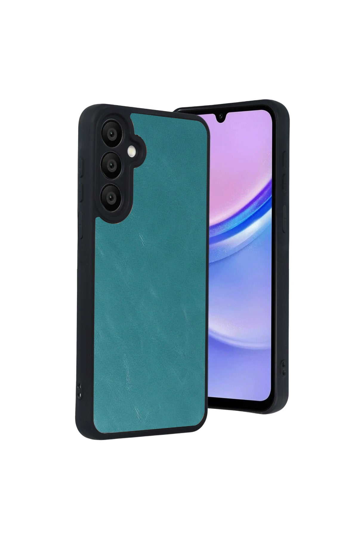 Samsung Galaxy A57 5G Uyumlu Aras Deri Kapak - Açık Yeşil