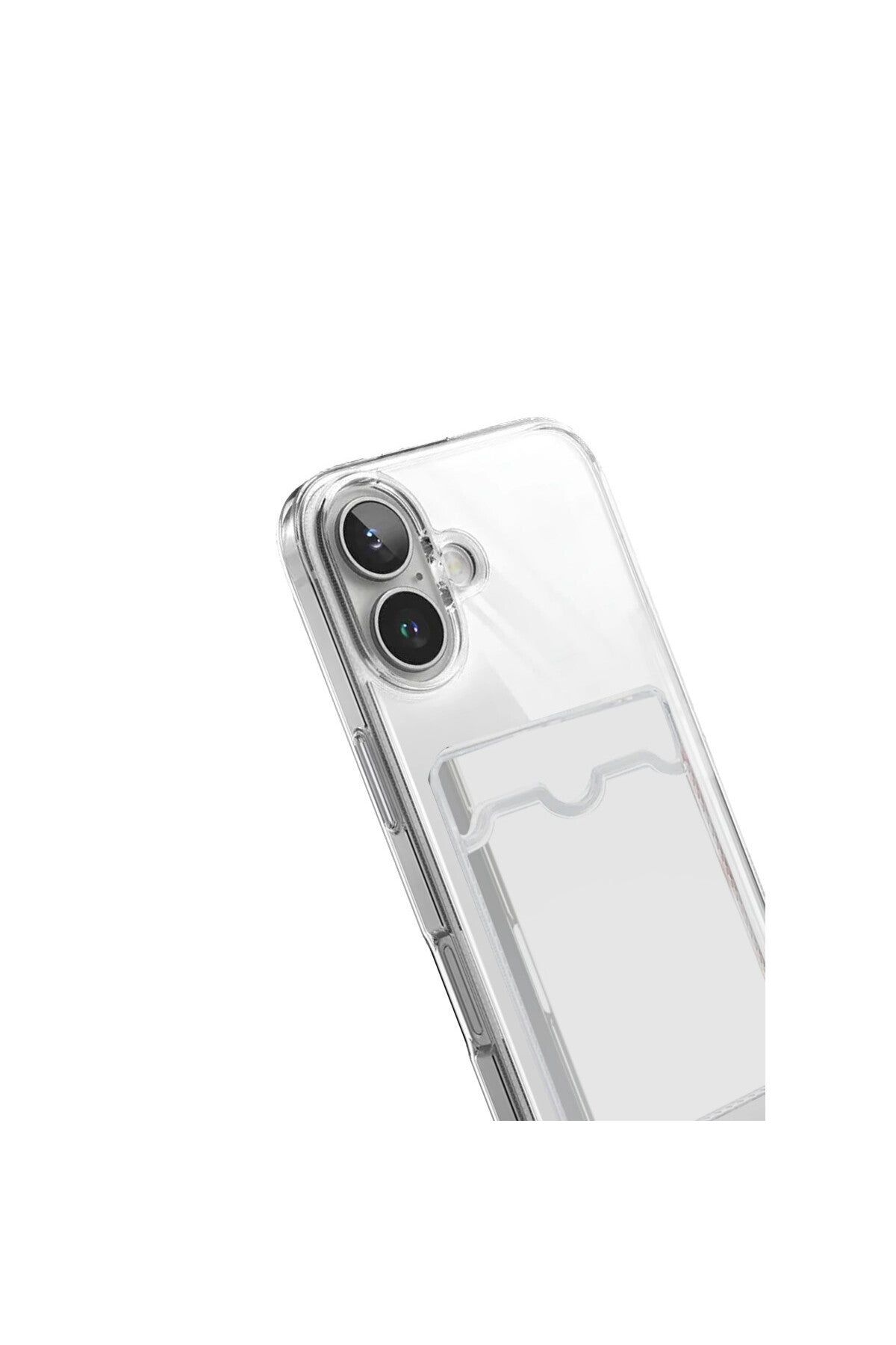 Apple iPhone 17 Uyumlu Kart Şeffaf Silikon - Şeffaf