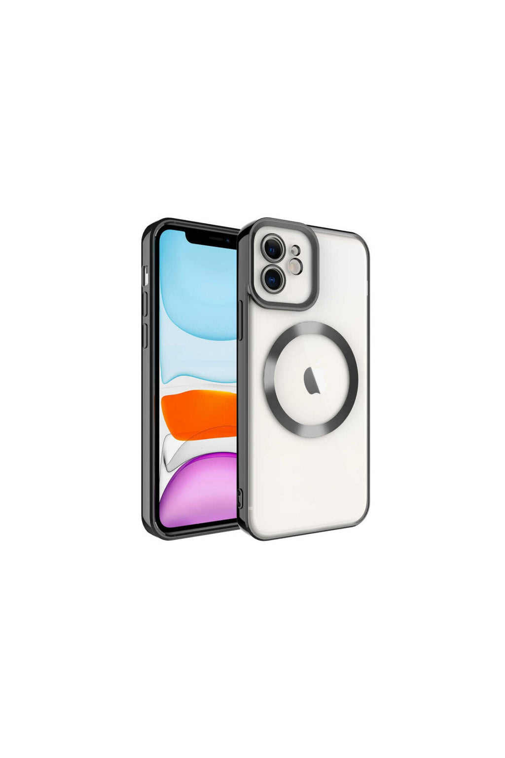Apple iPhone 11 Uyumlu Kılıf Kross Magneticsafe Kapak - Siyah