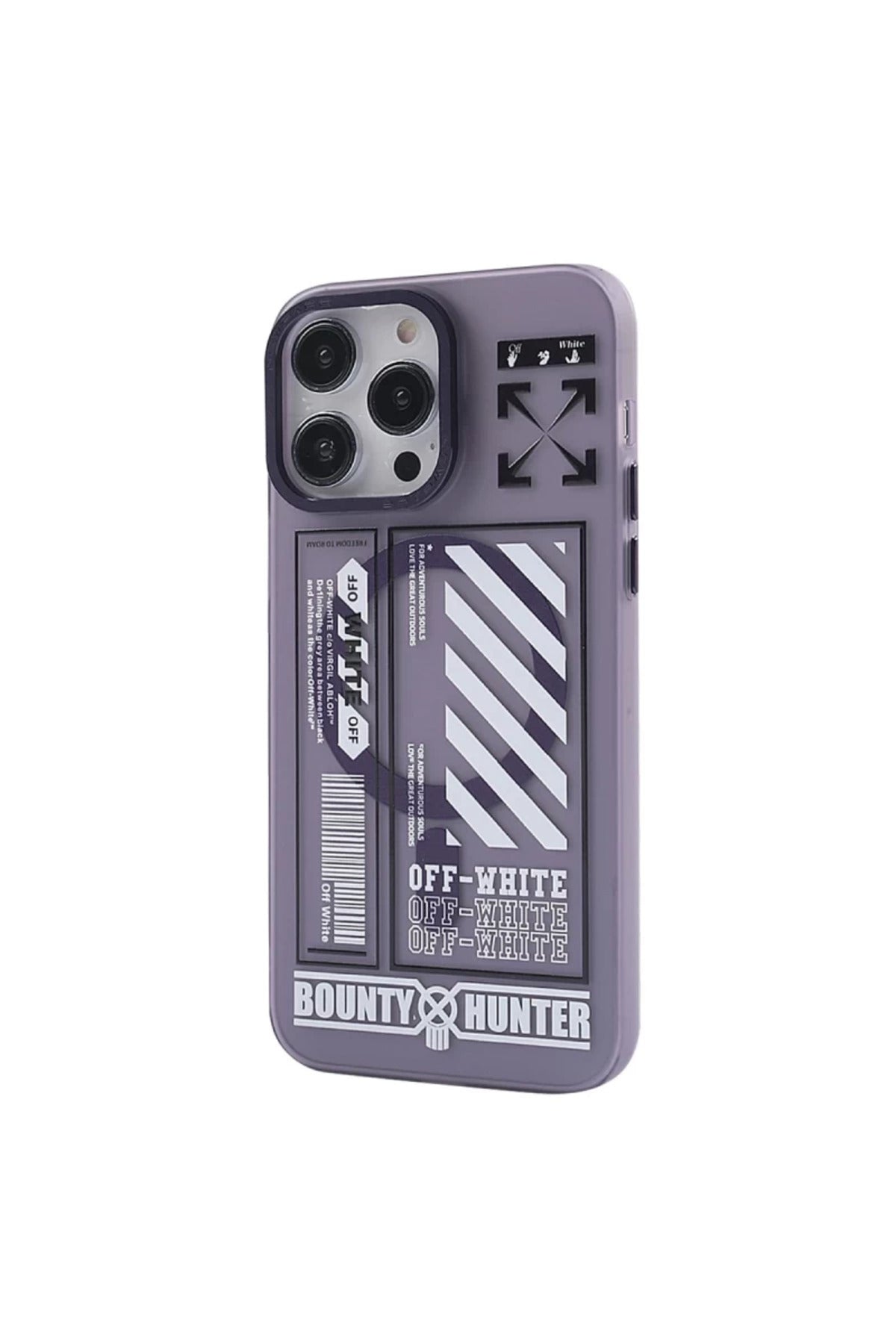 Apple iPhone 14 Pro Max Uyumlu Kılıf Apollo Magneticsafe Desenli Kapak - Apollo Mor - 1