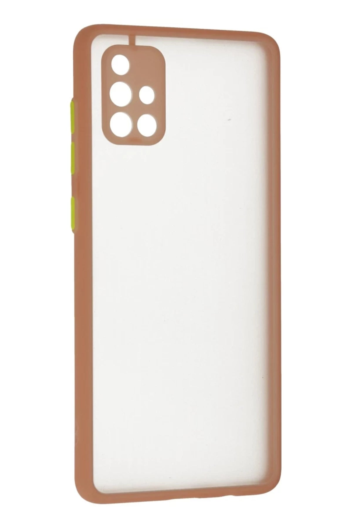 Samsung Galaxy A71 Uyumlu Kılıf Montreal Silikon Kapak - Pembe
