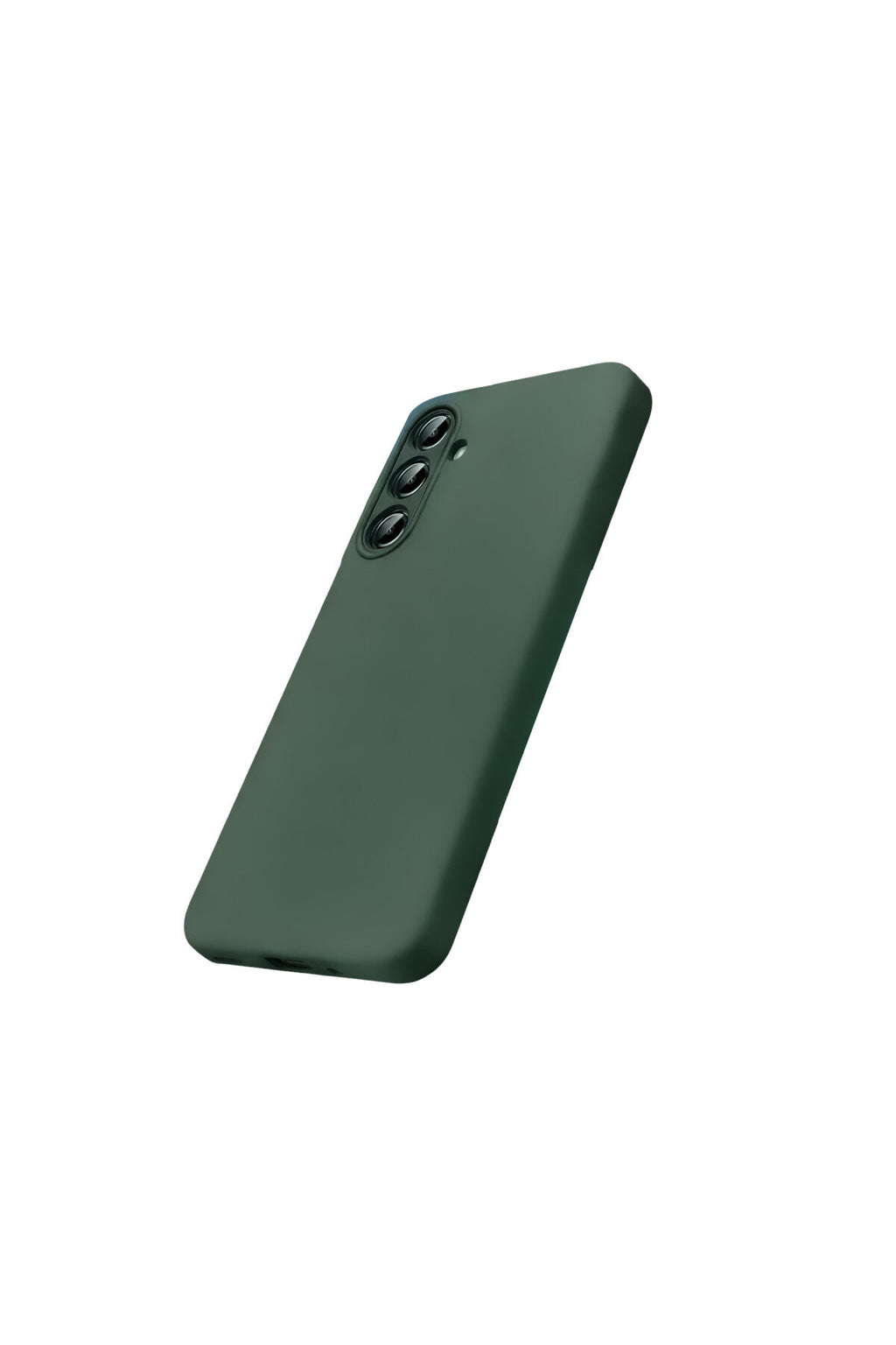 Samsung Galaxy S26 Uyumlu First Silikon - Koyu Yeşil