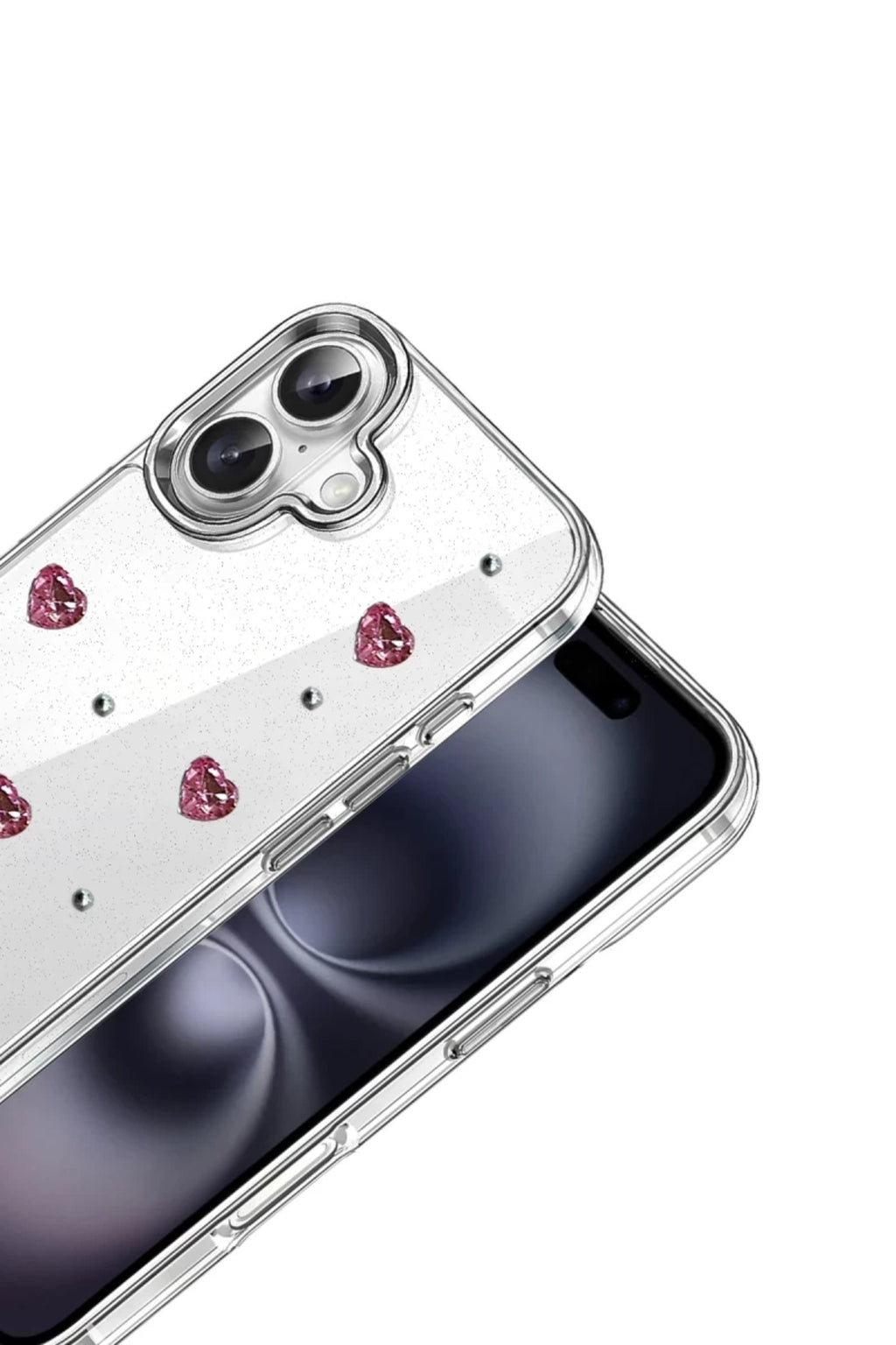 Apple iPhone 16 Uyumlu Fiyonk Desenli Kapak - Desen 3