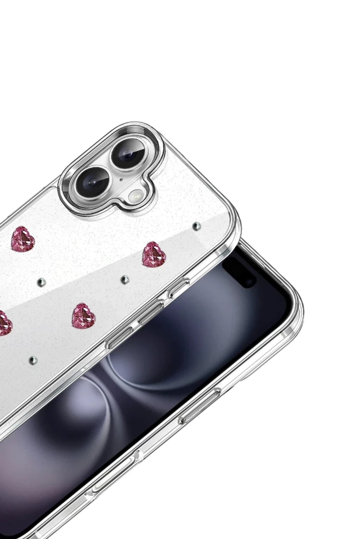 Apple iPhone 16 Uyumlu Fiyonk Desenli Kapak - Desen 3