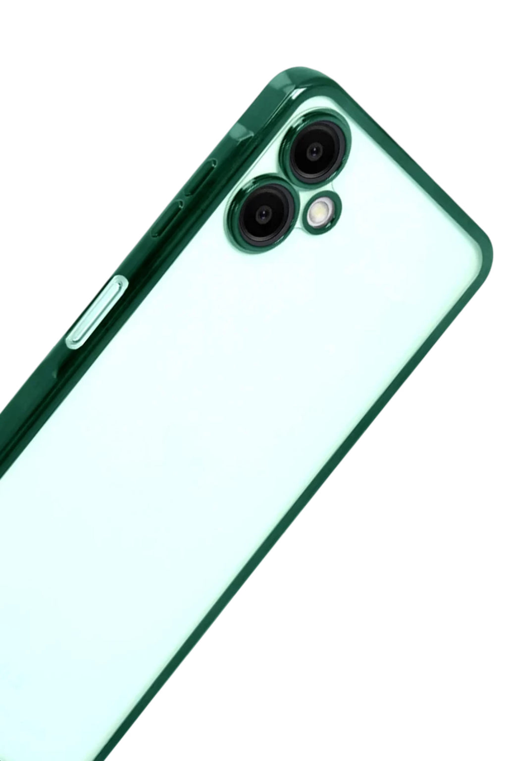 Samsung Galaxy A07 4G Uyumlu Lensli Silikon - Yeşil