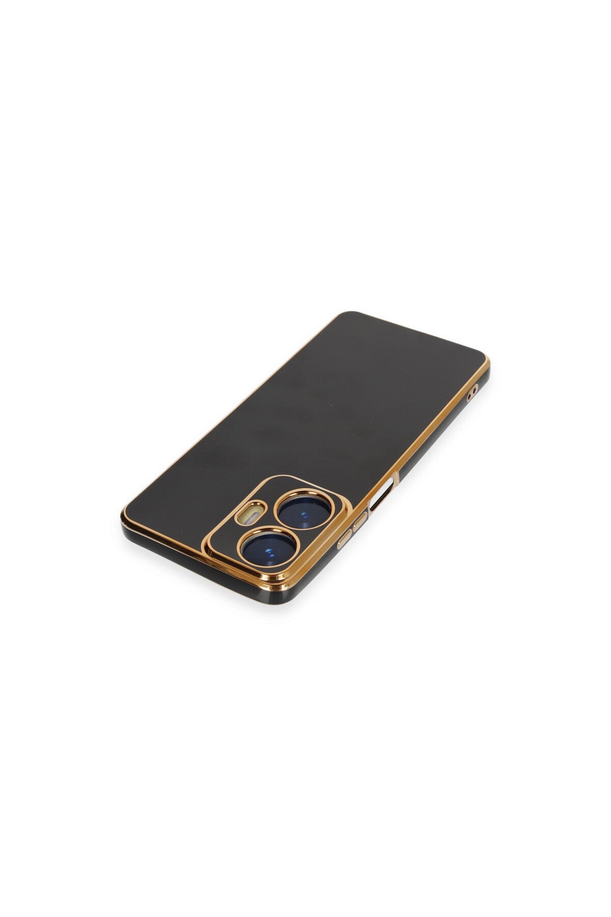 Realme C55 Uyumlu Kılıf Volet Silikon - Siyah
