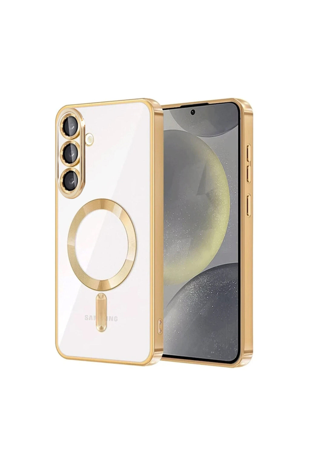 Samsung Galaxy S26 Plus Uyumlu Kross Magneticsafe Kapak - Gold