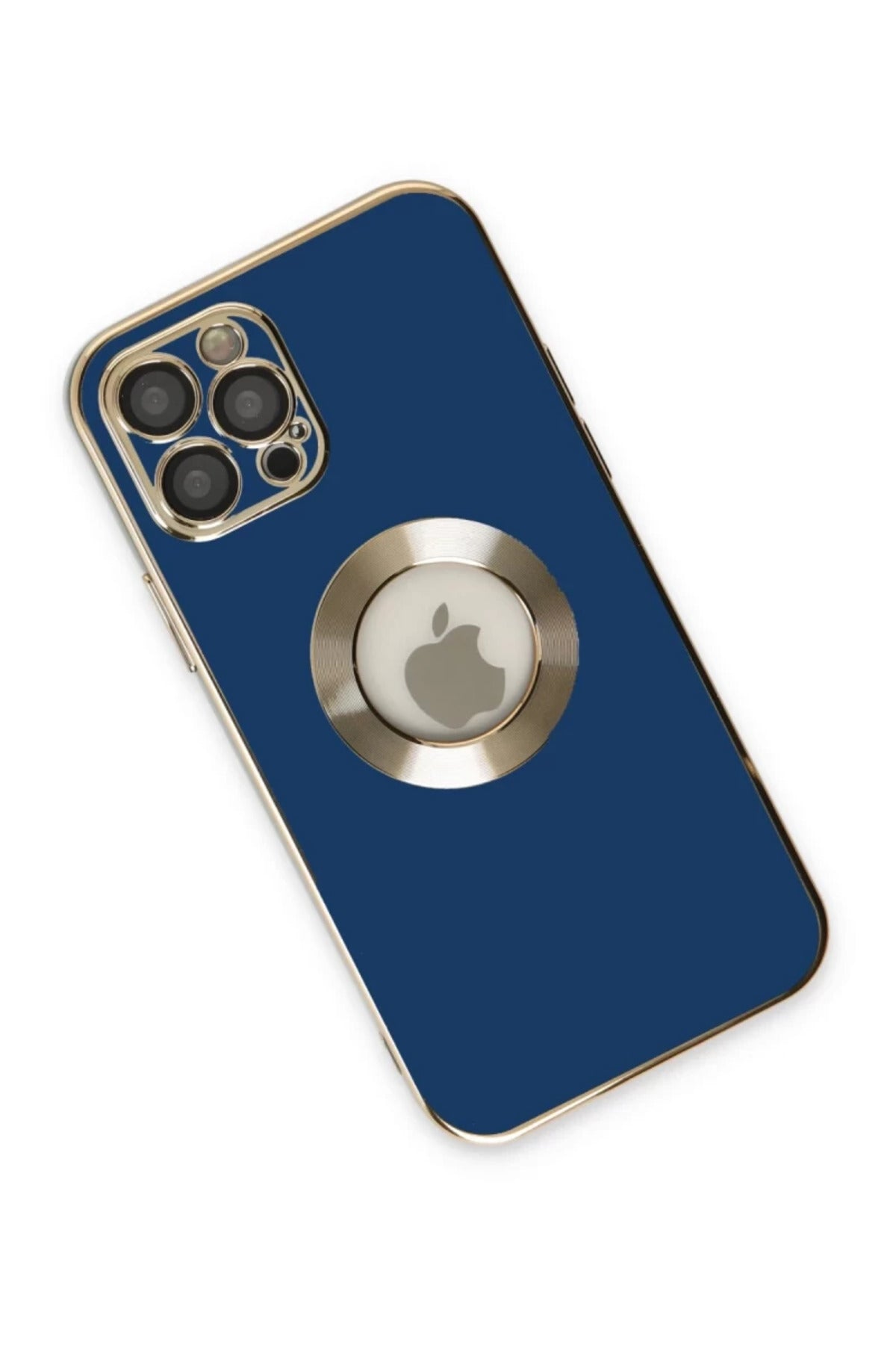 Apple iPhone 12 Pro Uyumlu Kılıf Store Silikon - Mavi