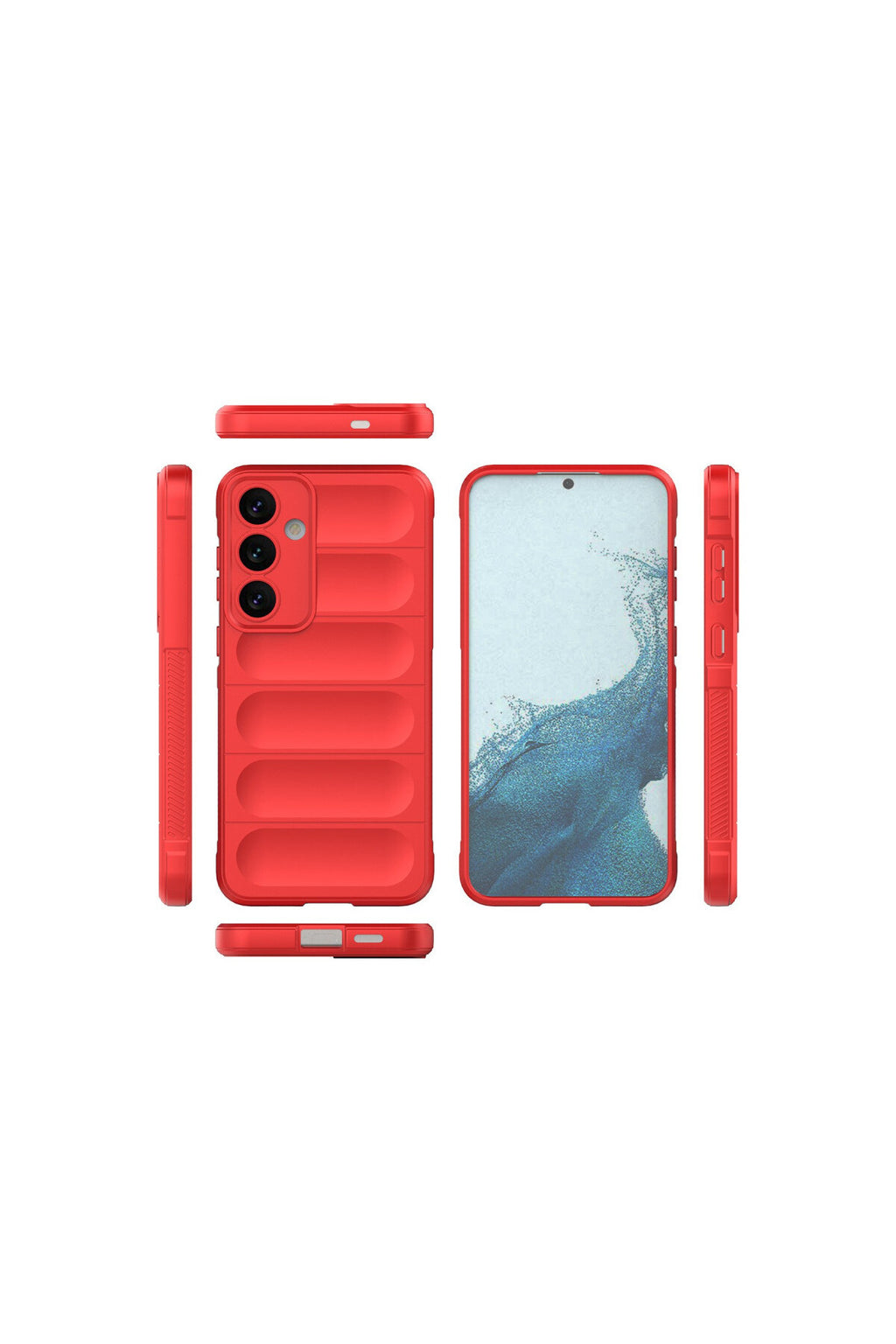 Samsung Galaxy S24 Uyumlu Kılıf Optimum Silikon - Kırmızı