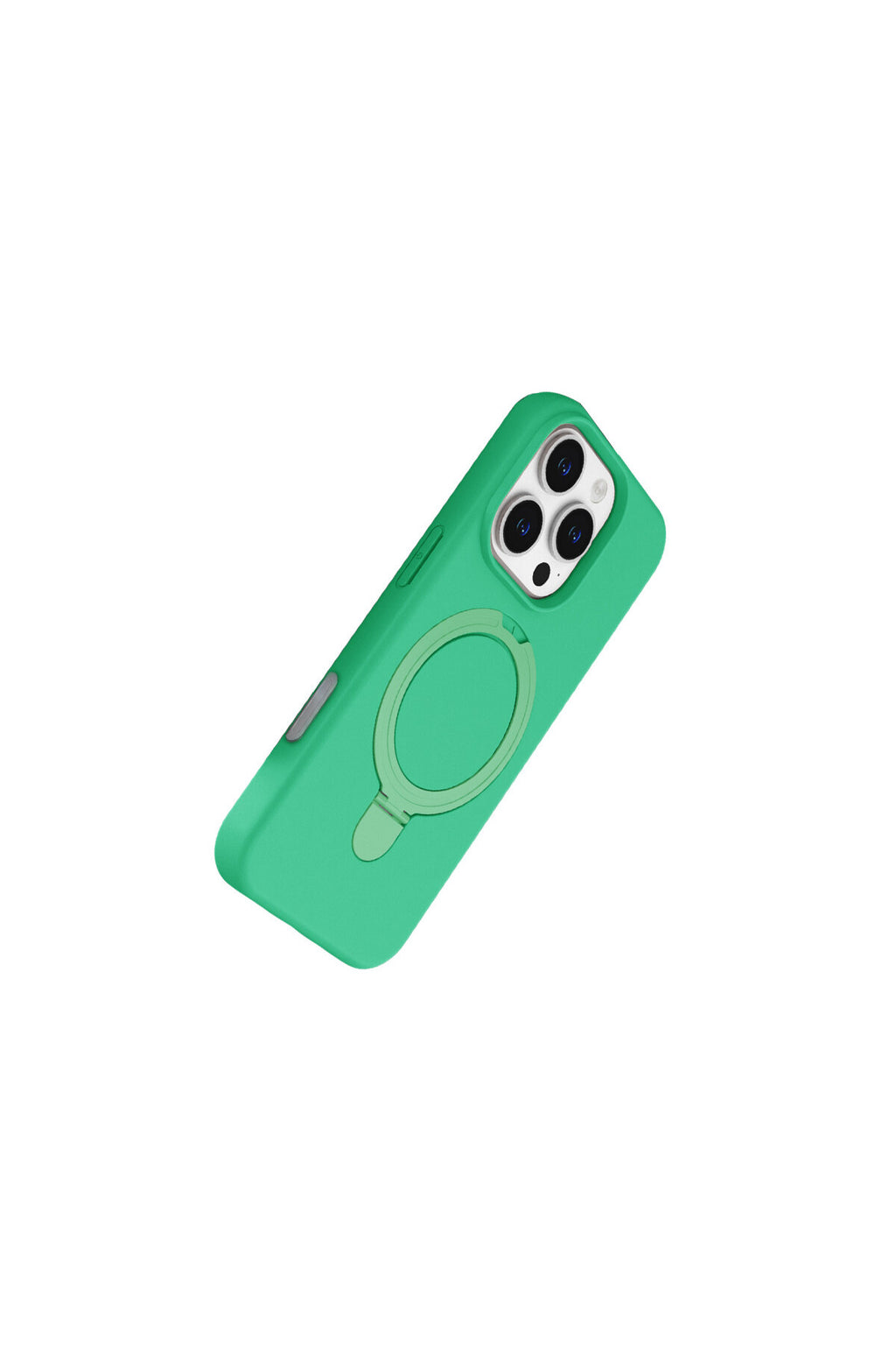 Apple iPhone 16 Pro Uyumlu Regal Magsafe Standlı Kapak - Yeşil