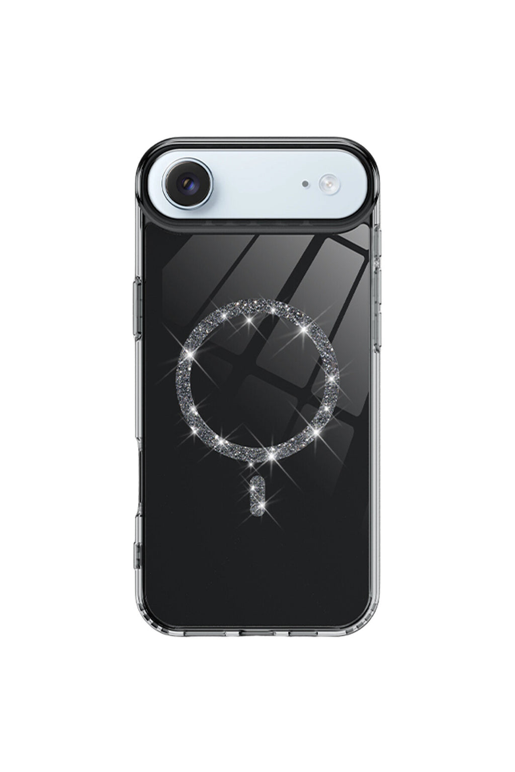 Apple iPhone 17 Air Uyumlu Live Diamond Magsafe Kapak - Siyah