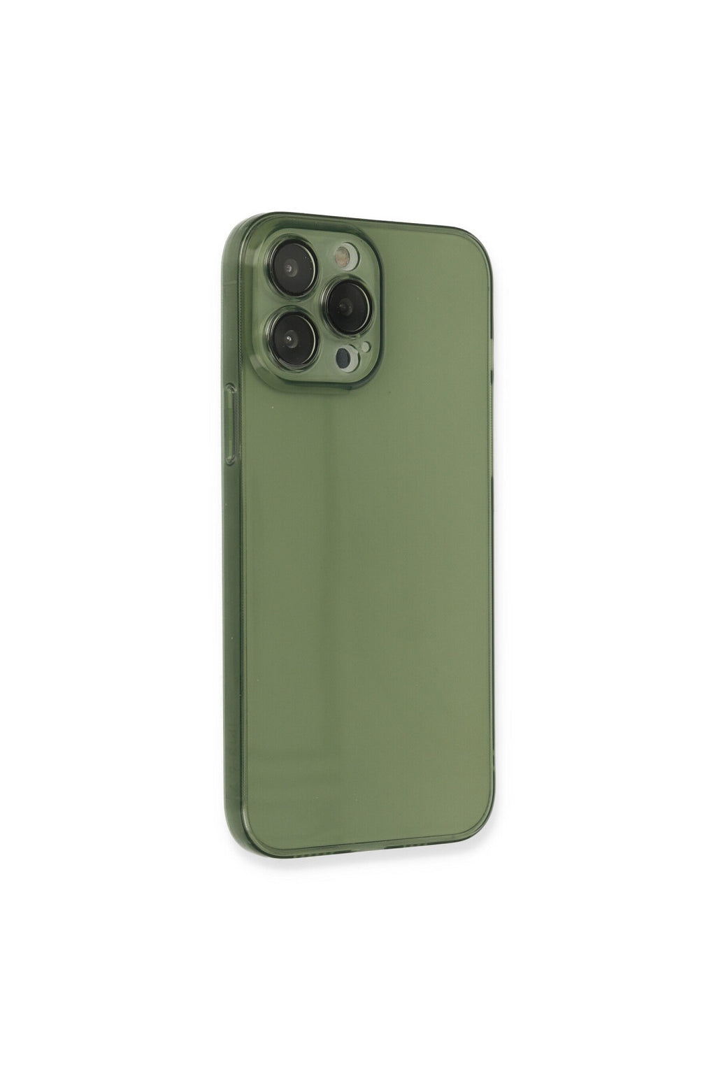 Apple iPhone 13 Pro Uyumlu Kılıf Fly Lens Silikon - Yeşil