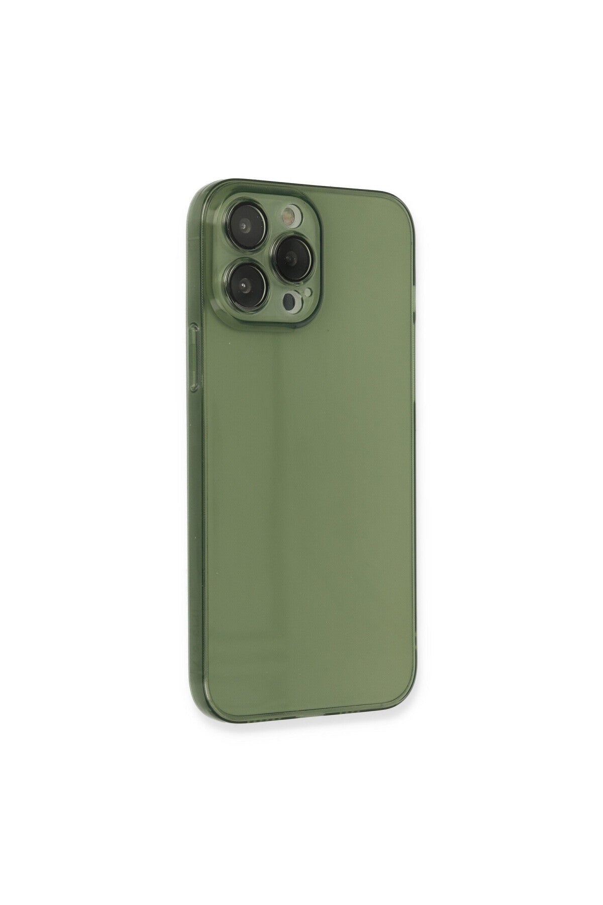 Apple iPhone 13 Pro Uyumlu Kılıf Fly Lens Silikon - Yeşil
