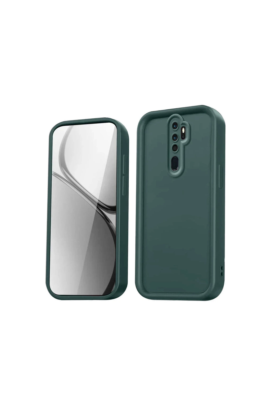 Xiaomi Redmi Note 8 Pro Uyumlu Kılıf Viera Silikon - Koyu Yeşil