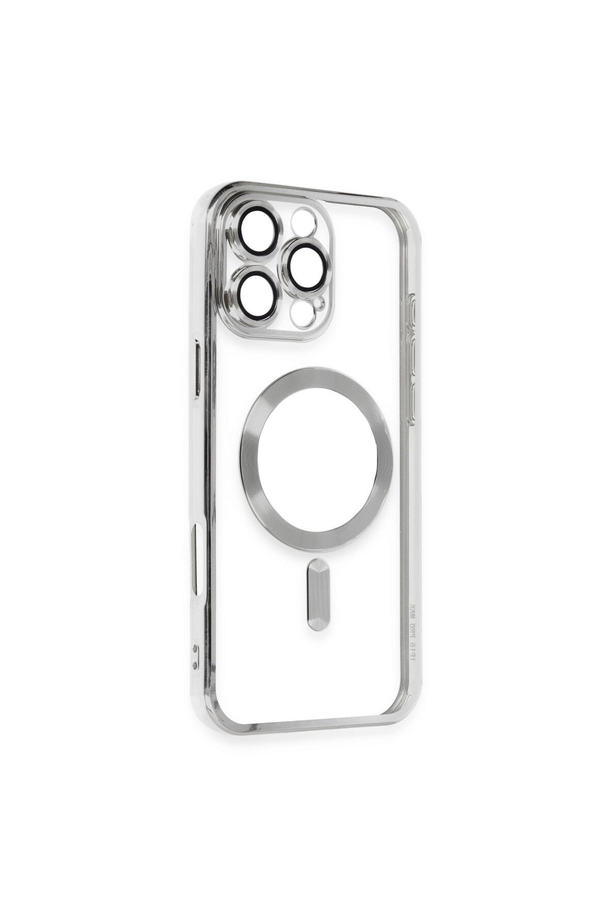 Apple iPhone 16 Pro Uyumlu Kılıf Kross Magneticsafe Kapak - Gümüş