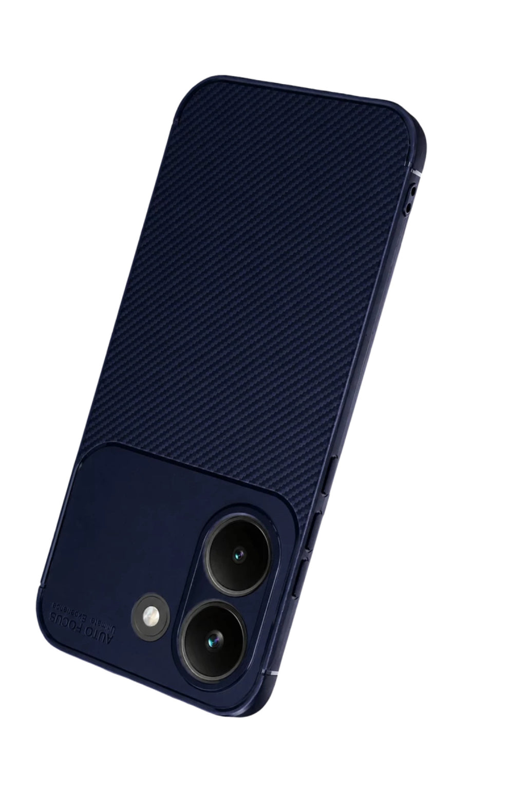 Xiaomi Poco X8 Pro Uyumlu Auto Focus Karbon Kapak - Lacivert