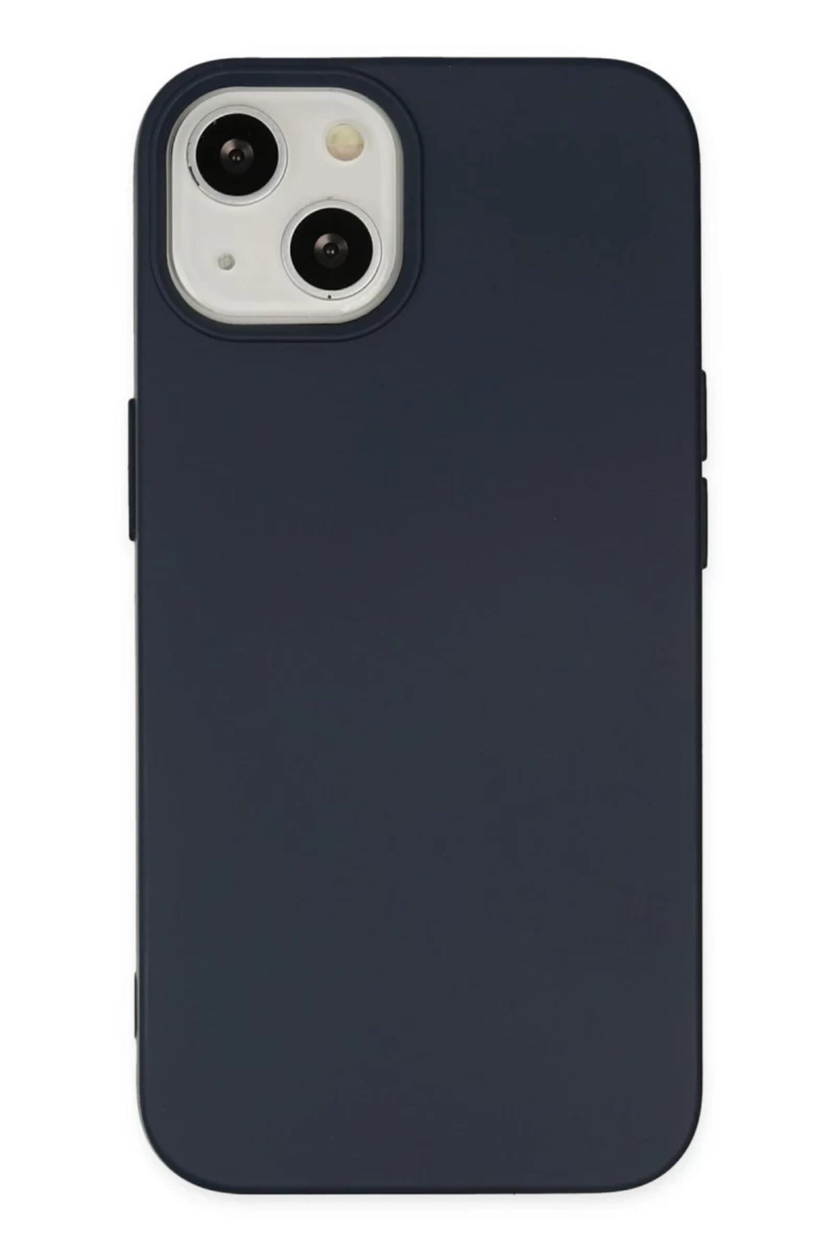 Apple iPhone 14 Plus Uyumlu Kılıf Nano içi Kadife Silikon - Lacivert