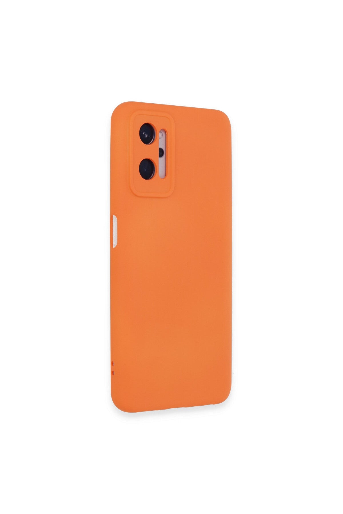 Realme 9i 4G Uyumlu Kılıf Nano içi Kadife Silikon - Turuncu