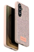 Onegif Samsung Galaxy A17 5G Uyumlu Bright Simli Kapak - Pembe