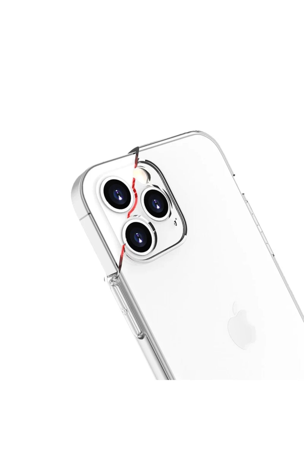 Apple iPhone 13 Pro Uyumlu Kılıf Lüx Şeffaf Silikon
