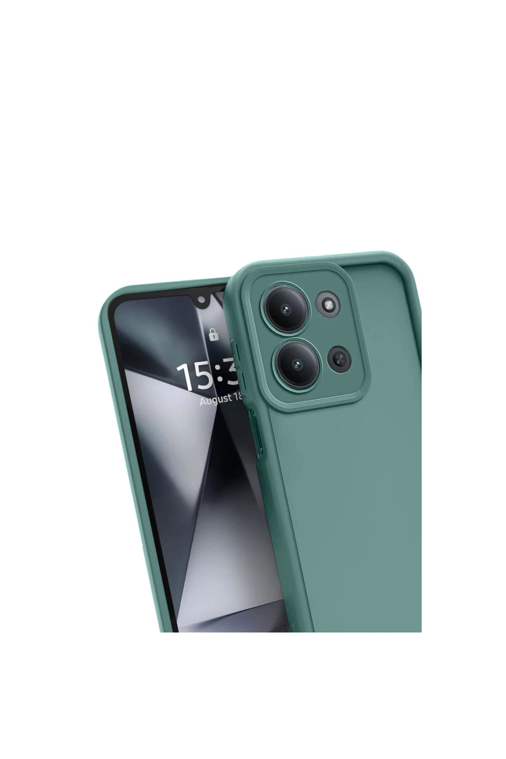 Xiaomi Redmi 15C 4G Uyumlu Viera Silikon - Koyu Yeşil