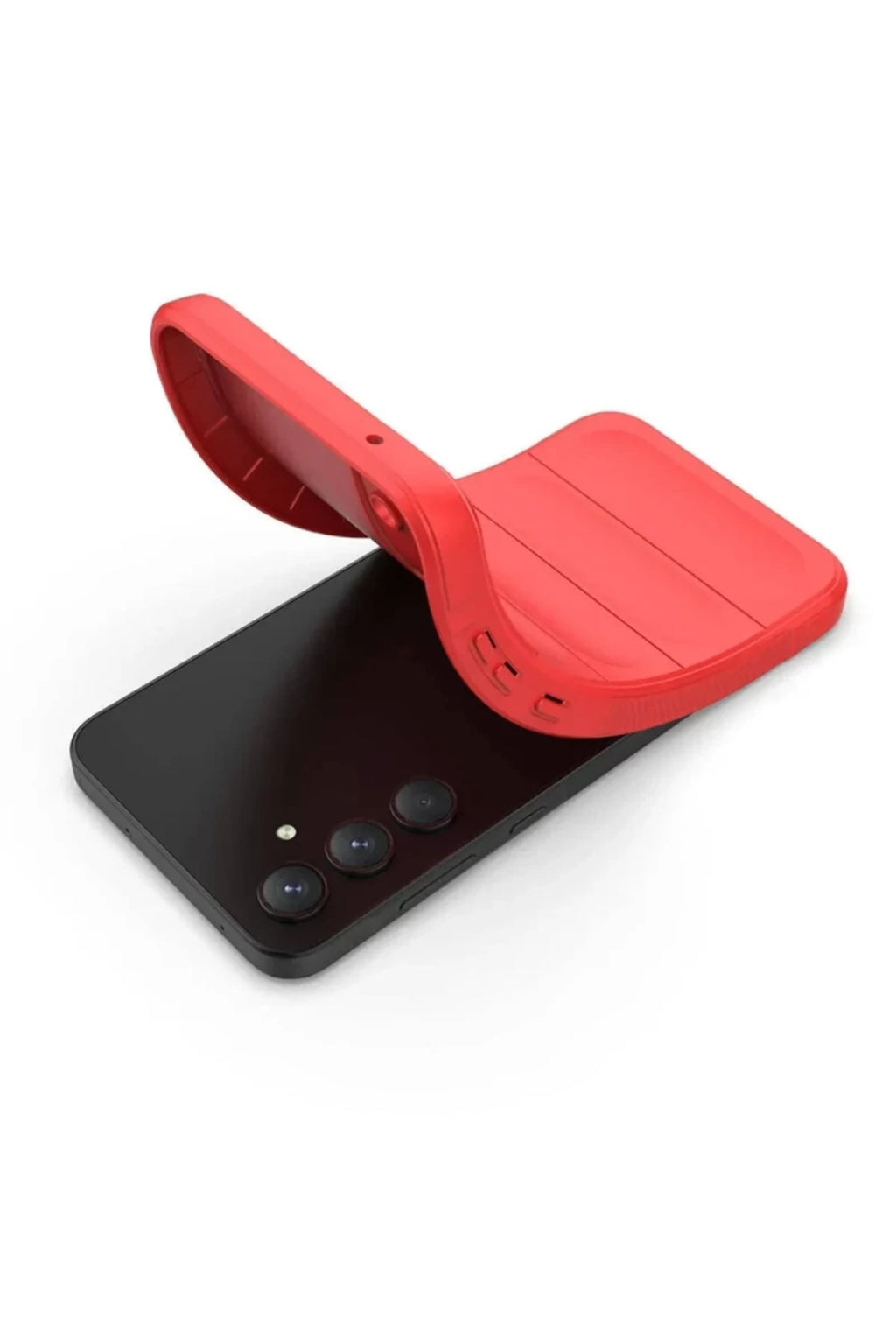 Samsung Galaxy S25 FE Uyumlu Optimum Silikon - Kırmızı