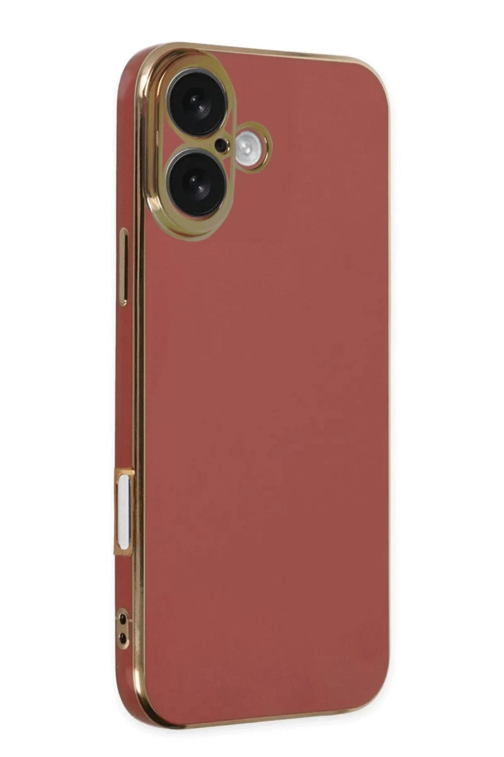 Apple iPhone 16 Uyumlu Kılıf Volet Silikon - Kırmızı