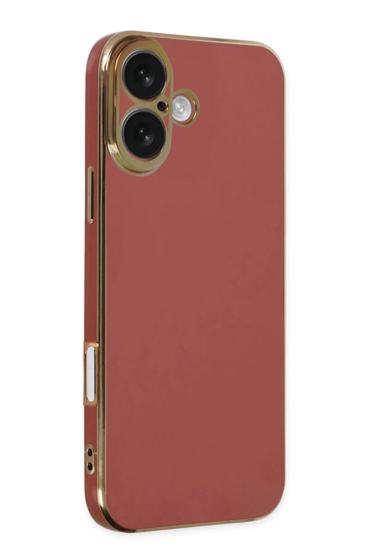 Apple iPhone 16 Uyumlu Kılıf Volet Silikon - Kırmızı