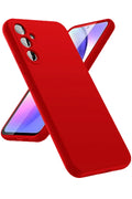Samsung Galaxy A24 4G Uyumlu Kılıf First Silikon - Kırmızı