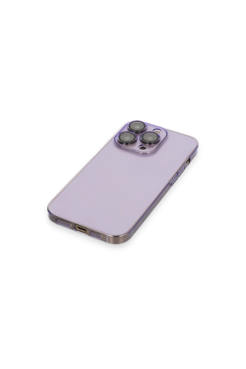 Apple iPhone 13 Pro Max Uyumlu Kılıf Armada Lensli Kapak - Lila