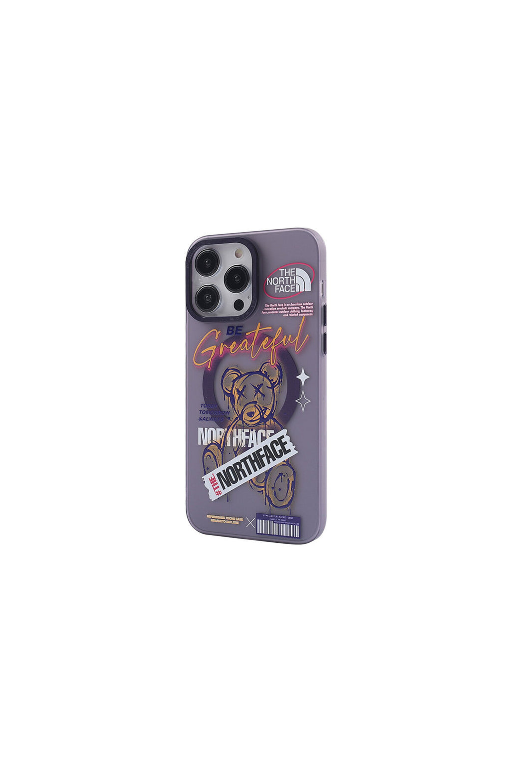 Apple iPhone 14 Pro Uyumlu Kılıf Apollo Magneticsafe Desenli Kapak - Apollo Mor - 2