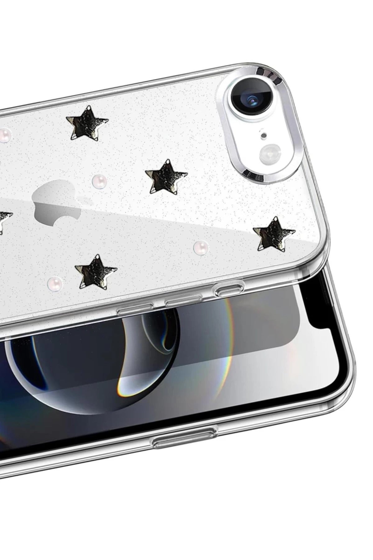 Apple iPhone 16E Uyumlu Fiyonk Desenli Kapak - Desen 7
