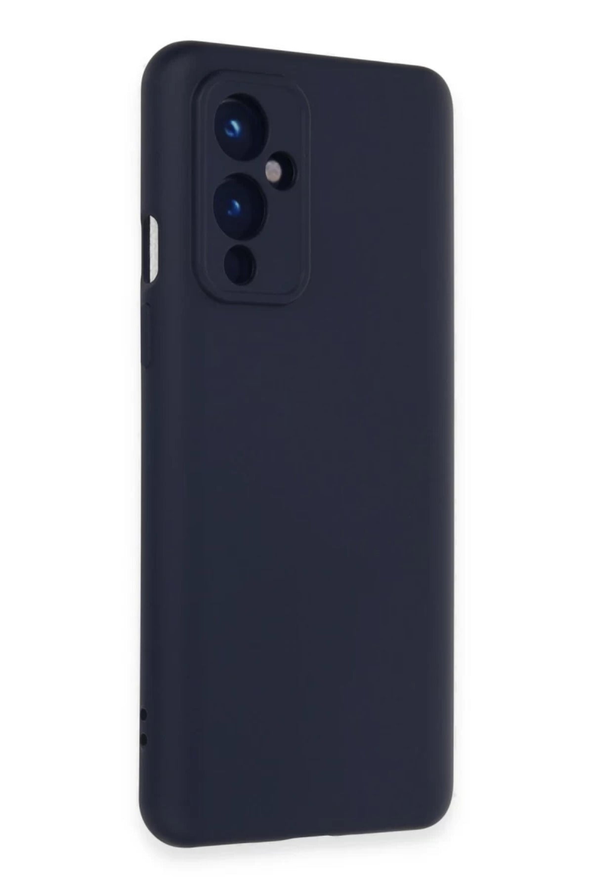 One Plus 9 Kılıf Nano içi Kadife Silikon - Lacivert
