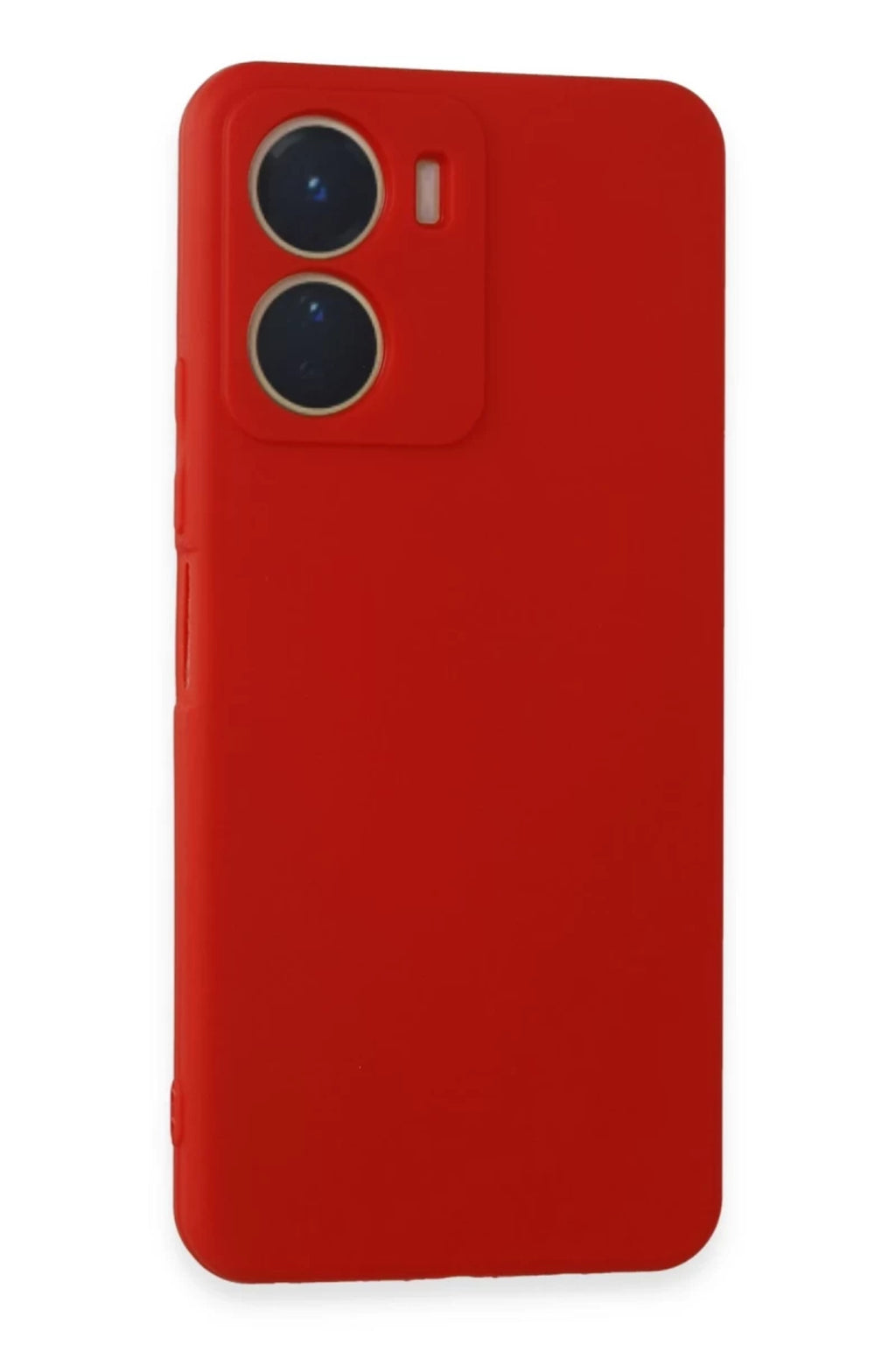 Vivo Y16 Uyumlu Kılıf First Silikon - Kırmızı