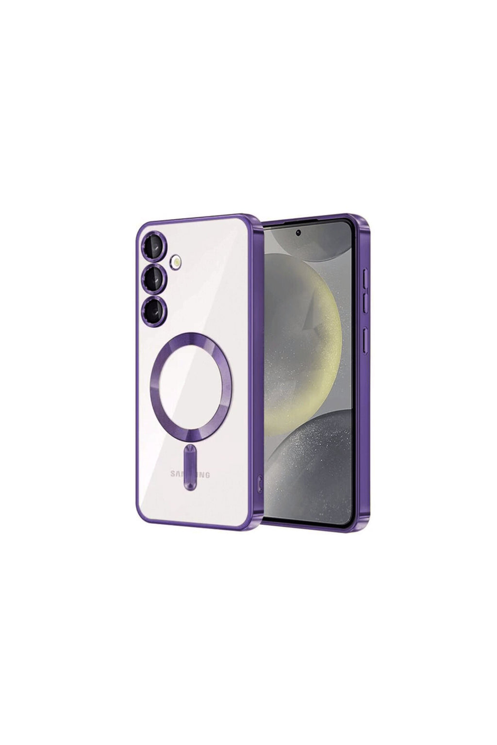 Samsung Galaxy S23 Uyumlu Kılıf Kross Magneticsafe Kapak - Mor