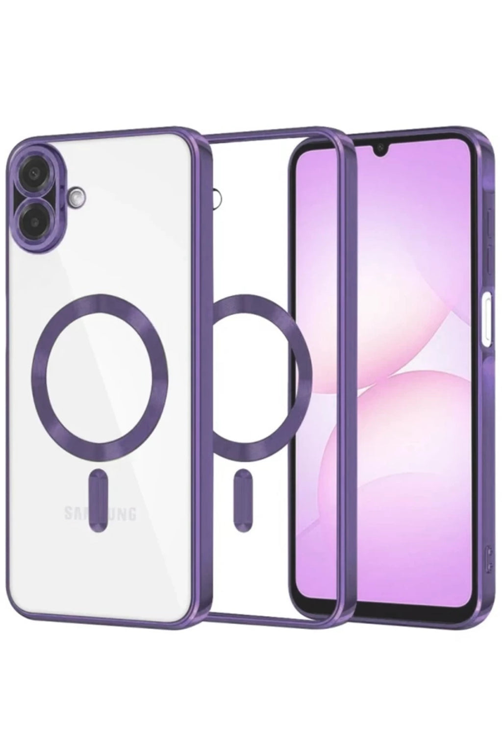 Samsung Galaxy A07 4G Uyumlu Kross Magneticsafe Kapak - Mor