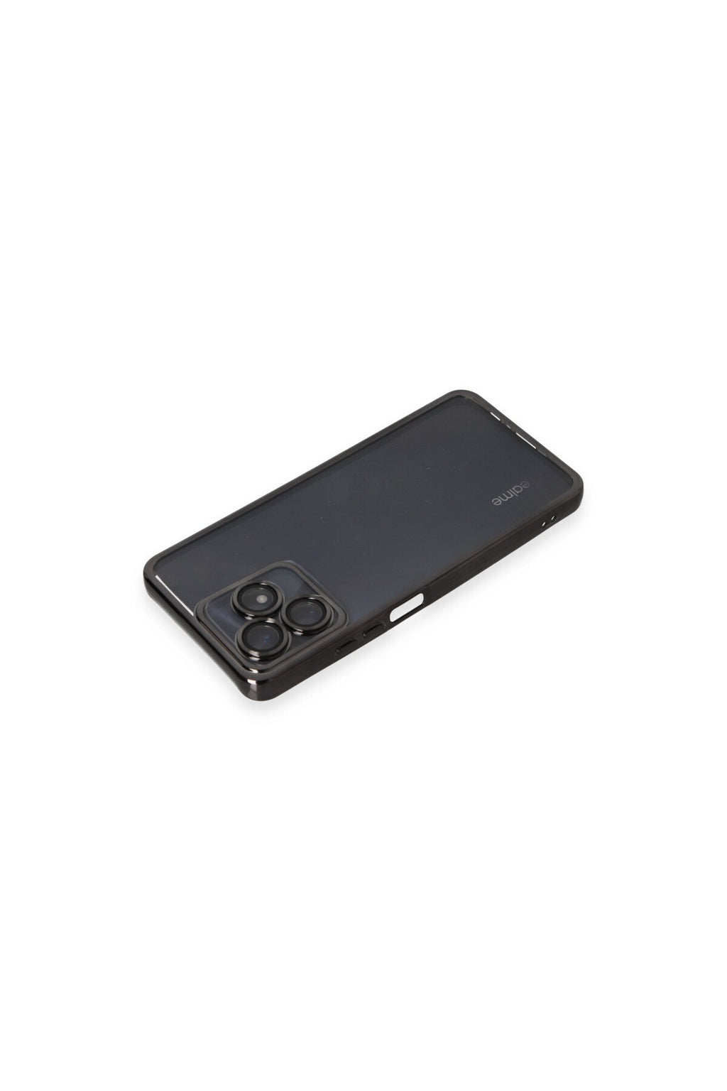 Realme C53 Uyumlu Kılıf Lensli Silikon - Siyah
