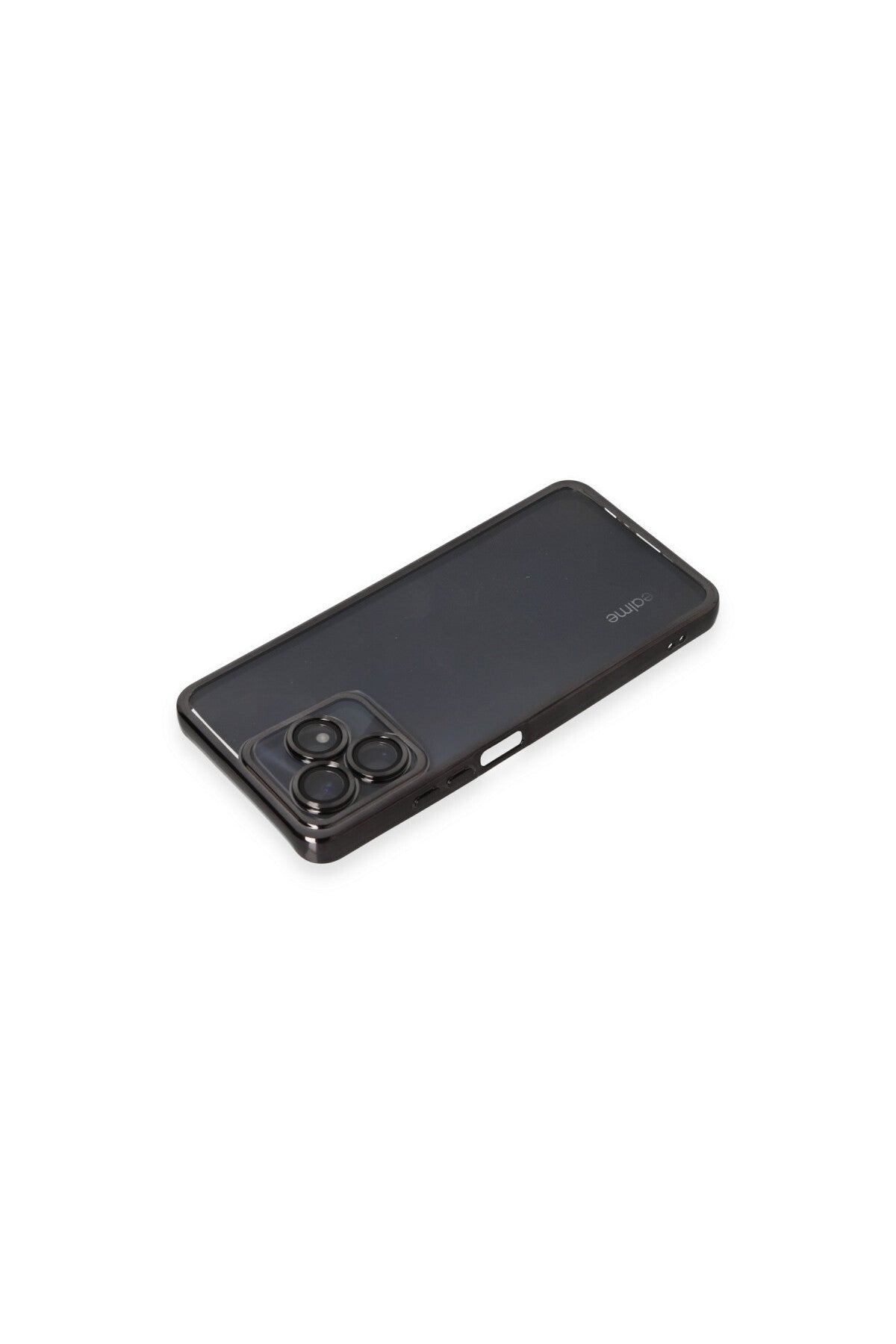 Realme C53 Uyumlu Kılıf Lensli Silikon - Siyah