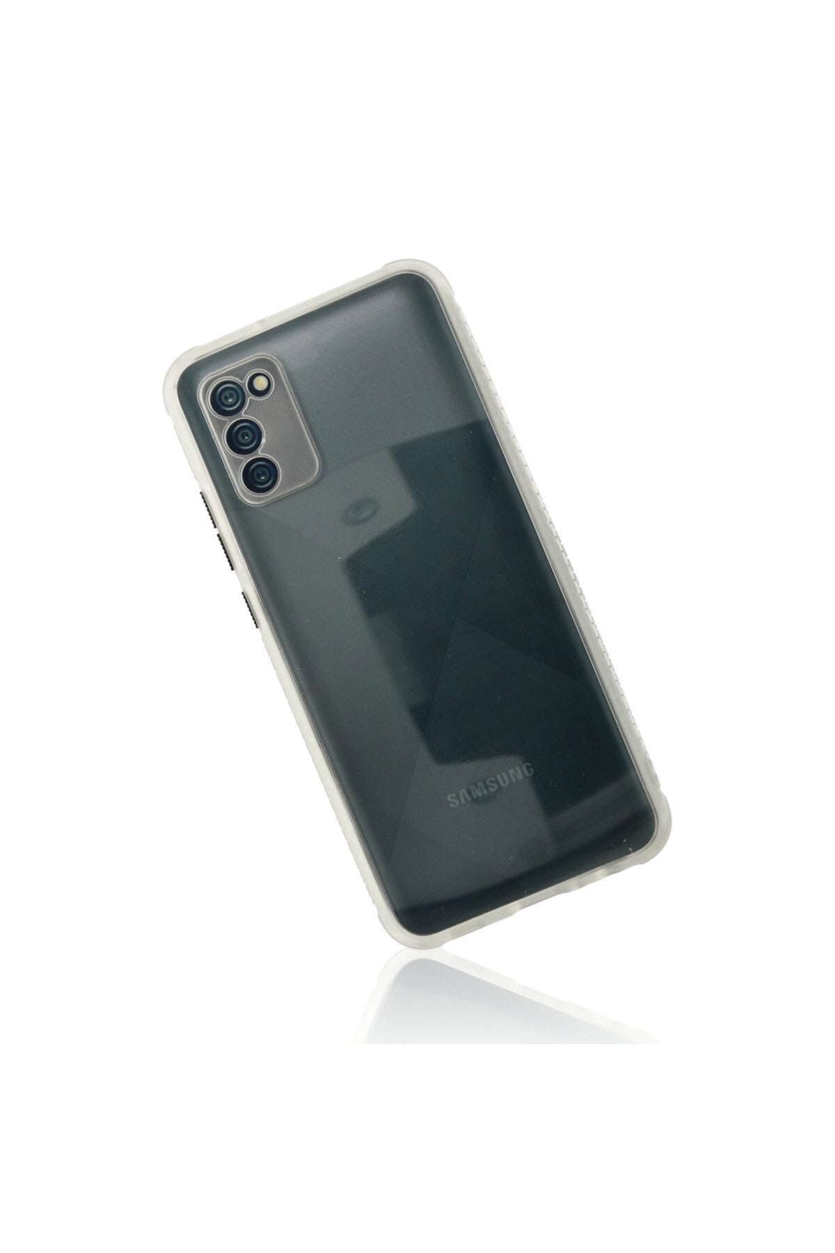 Samsung Galaxy A02S Uyumlu Kılıf Miami Şeffaf Silikon - Şeffaf
