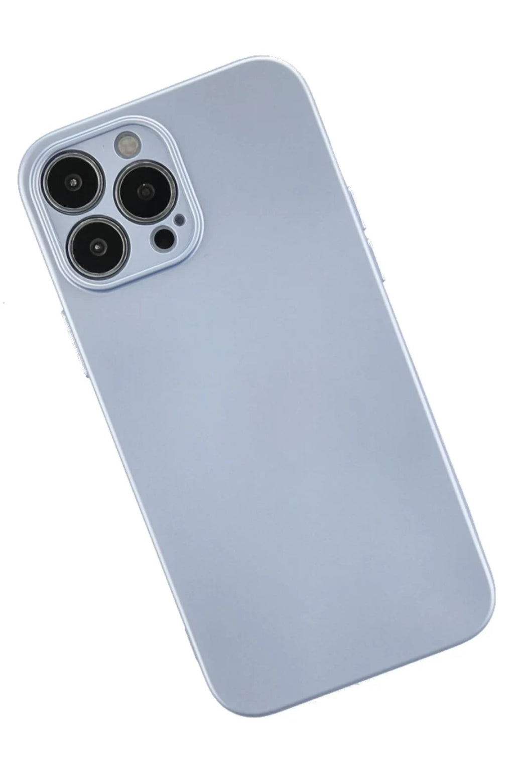 Apple iPhone 13 Pro Max Uyumlu Kılıf Nano içi Kadife Silikon - Sky Blue