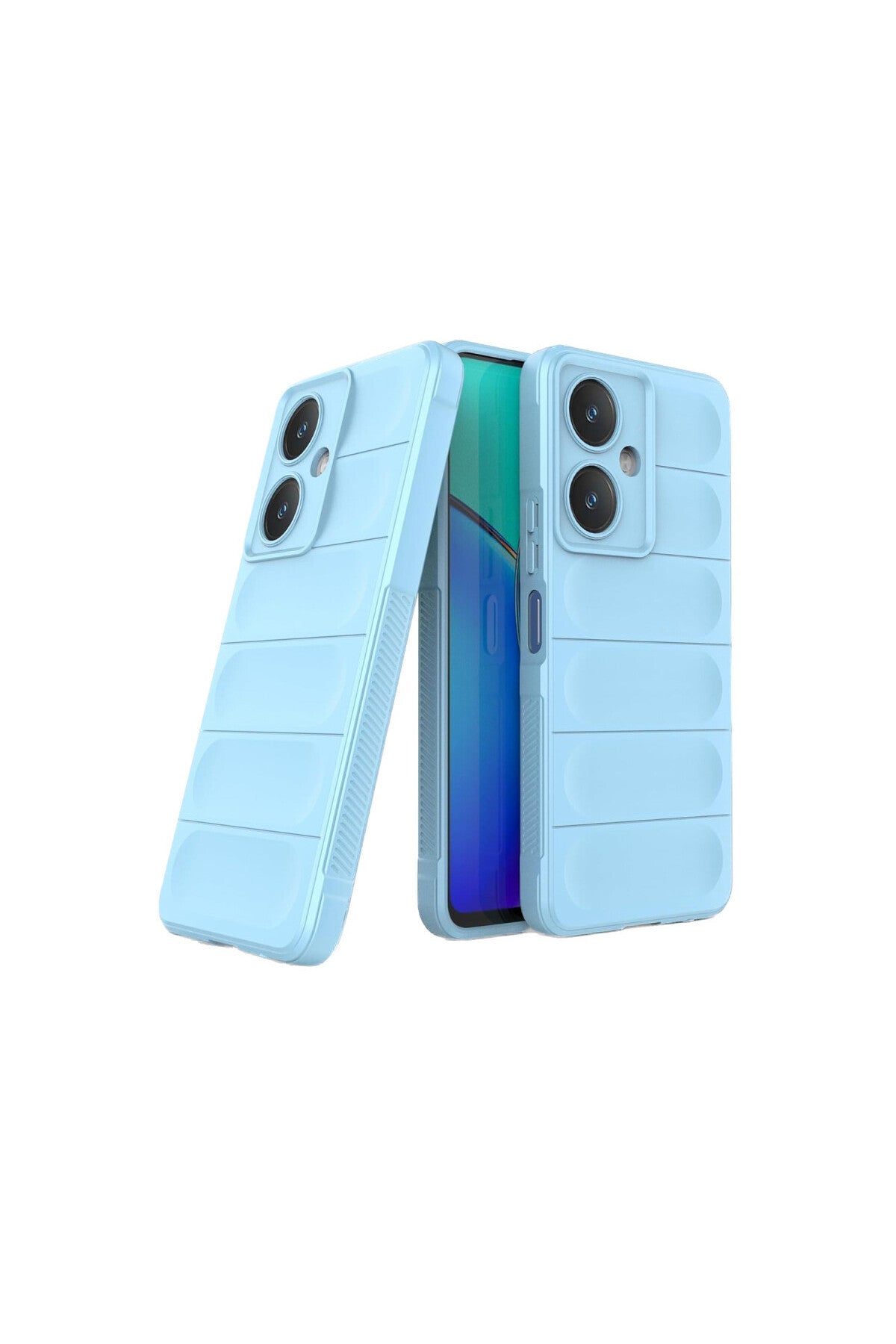 Vivo Y27 Uyumlu Kılıf Optimum Silikon - Sky Blue